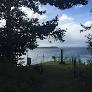 From the roof of bunker