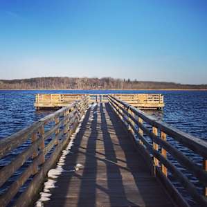 fishing pier on Mauthe Lake