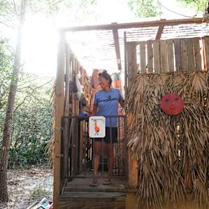 Coolest outdoor shower in Florida!