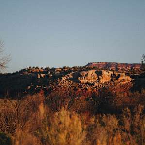 views of buttes in every direction