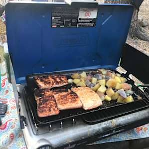 Sometimes I think i eat better when I'm camping then at home