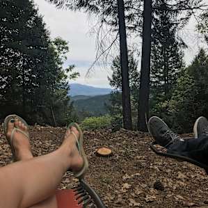 View from the campsite