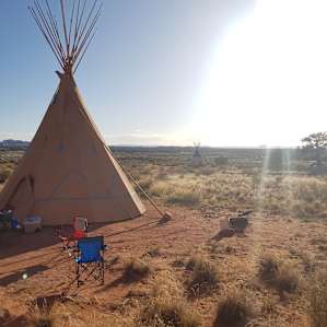 Tipi 2 at the Rocks