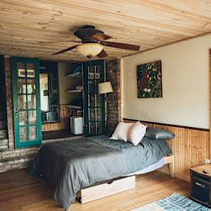 Basement bedroom