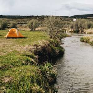 tent lodging water