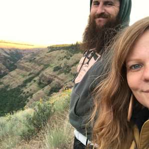 We always forget to grab photos of us on these trips... we are usually so enamored with what’s going on around us that it’s hard to remember to flip the camera around. At least I caught us smiling together here!