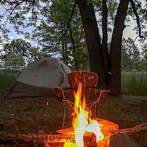 Ben provided kindling and firewood