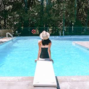 A diving board