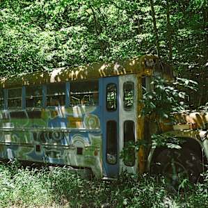 The bus/camper.