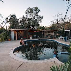 The natural pool, perfect for relaxing.
