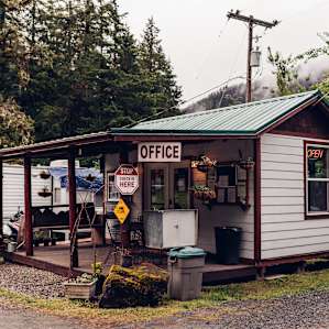 The main office where you check in