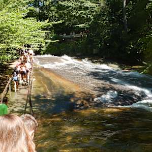 Sliding Rock is nearby