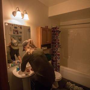 Our private bathroom