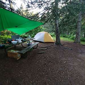 Eckbeck has large sites that are set in the woods.