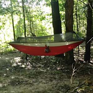 Our campsite on 5he river bank...