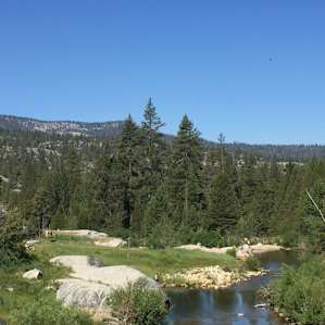 view of the river towards the sites