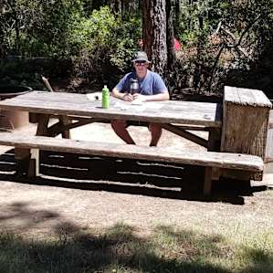 Site 34: Picnic table in the sunshine