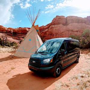 Perfect camp site for Road Trip stop in Utah!