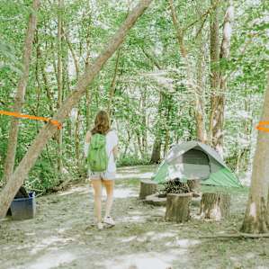 tent forest people