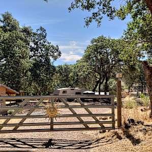 The gate on the way in