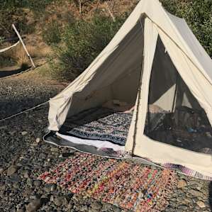Canvas Tent Forest Nook