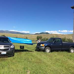 Car camping at its finest! Look at that view!