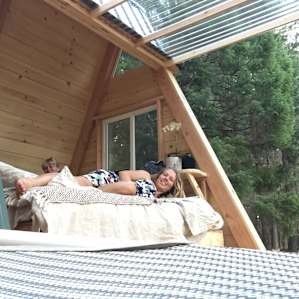 Star A-Frame Tiny Cabin