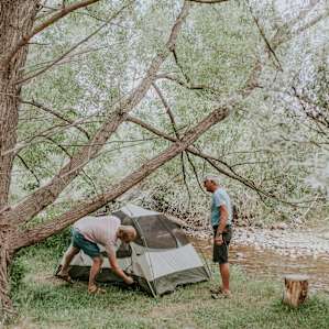 tent forest people