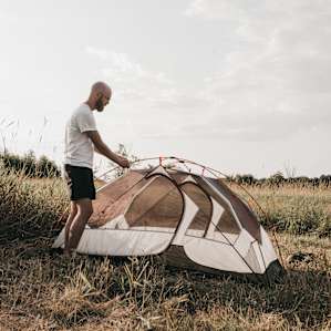 You can set your tent up just about anywhere in these beautiful fields.