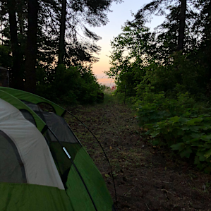 Killer view from my campsite