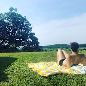Enjoying the view.