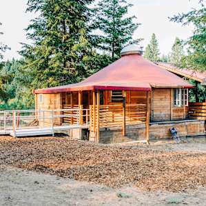 forest yurt lodging