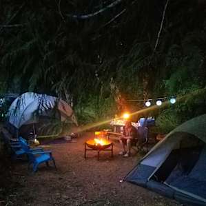 Our first night.