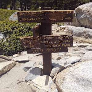Sign at Peak trail, only 0.3mi to the top!