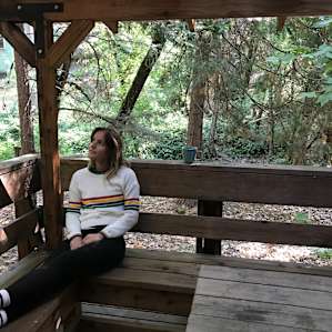 ponderin' on the deck