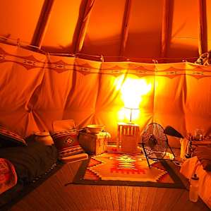 18' Tipi on Working Ranch