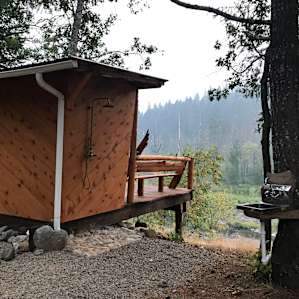 Star A-Frame Tiny Cabin