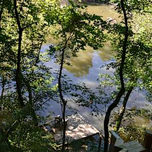 The river deck on the Shenandoah!
