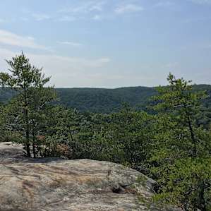 View from top of Twin Arches