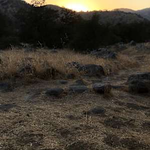 Sunsets over the foothills.