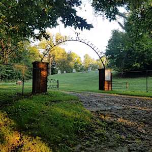 Cemetery entrance