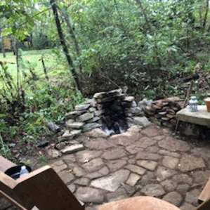 Fire pit area