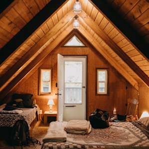cabin winter lodging