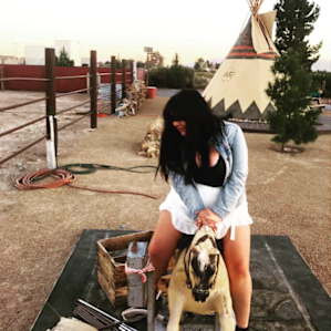 18' Tipi on Working Ranch