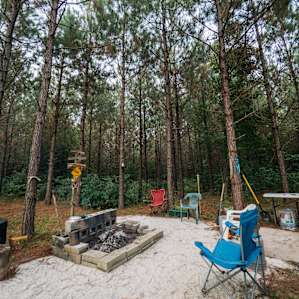 Donna's main hang out spot, tucked away in the trees