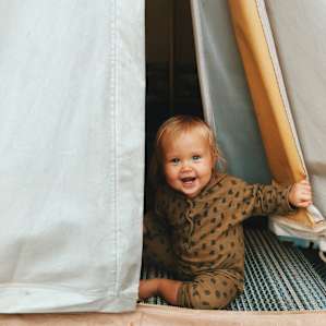 Our baby Skyler loved the tent