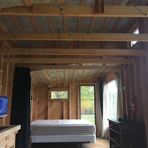 HEATED Off Grid Tiny Cabin