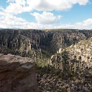 Views from Massai Point at the end of the scenic drive.