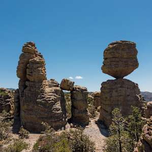 Balanced Rock on The Big Loop hike.