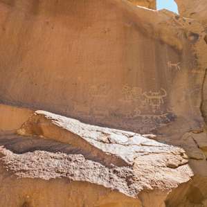 Petroglyphs.